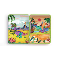 Mudpuppy Dino Mix-Up travel activity supports quiet, screen-free entertainment on the go