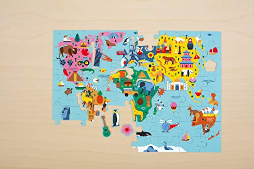 Mudpuppy special-shaped pieces illustrate famous symbols during hands-on exploration
