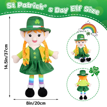 MUFEIRUO St Patrick's Day decor plush for homes and classrooms
