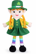 MUFEIRUO Leprechaun elf plush with hat for festive decor and hugs