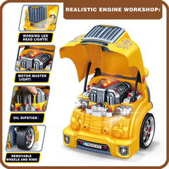 Gear shift and steering wheel enhance role-play and fine motor skills