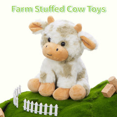 Muiteiur cow plush brown hooves and cute design