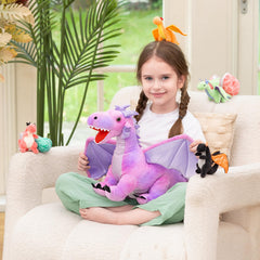Muiteiur zippered belly storage dragon — helps keep playroom organized after fun.
