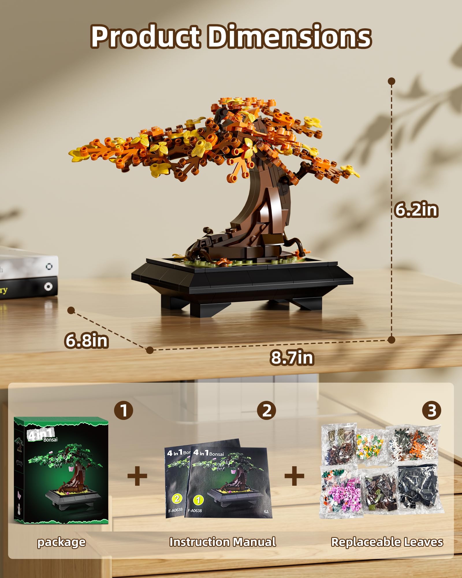 Muiurple autumn leaves add warm color to seasonal decor