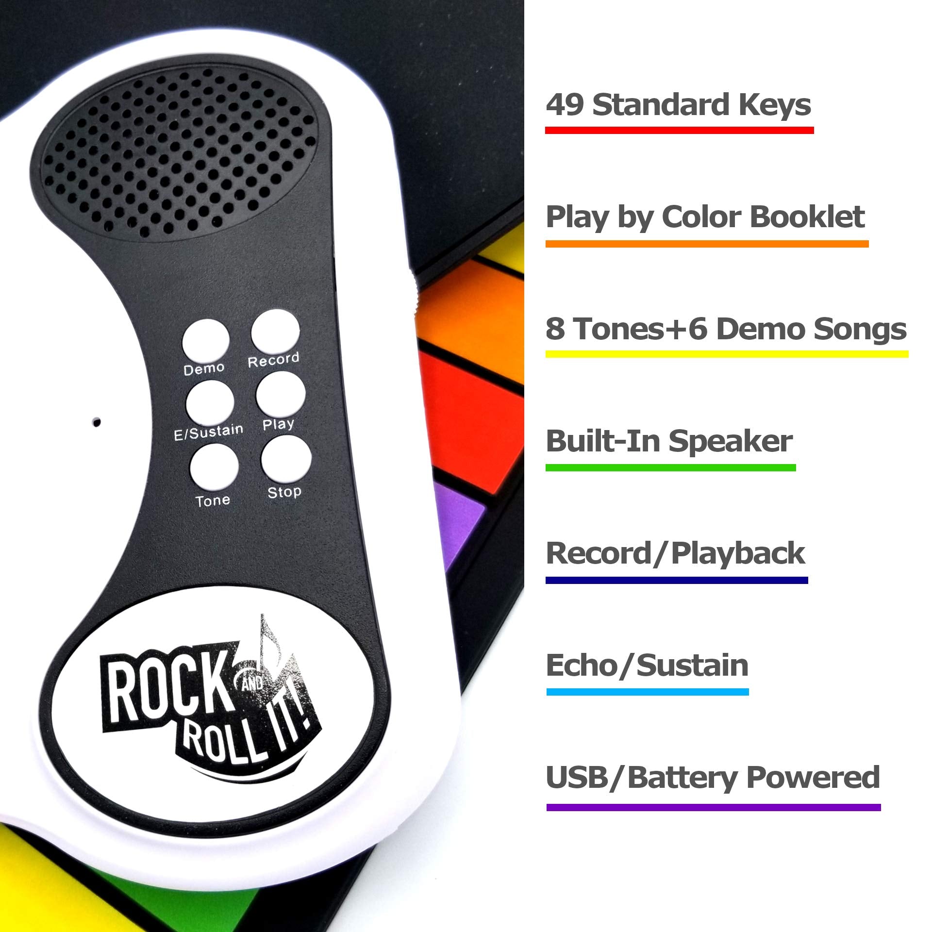 MUKIKIM Rock and Roll It roll-up compact form for easy transport
