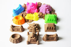 MUKOOL sand molding tools sealife forms for sea-themed sand designs