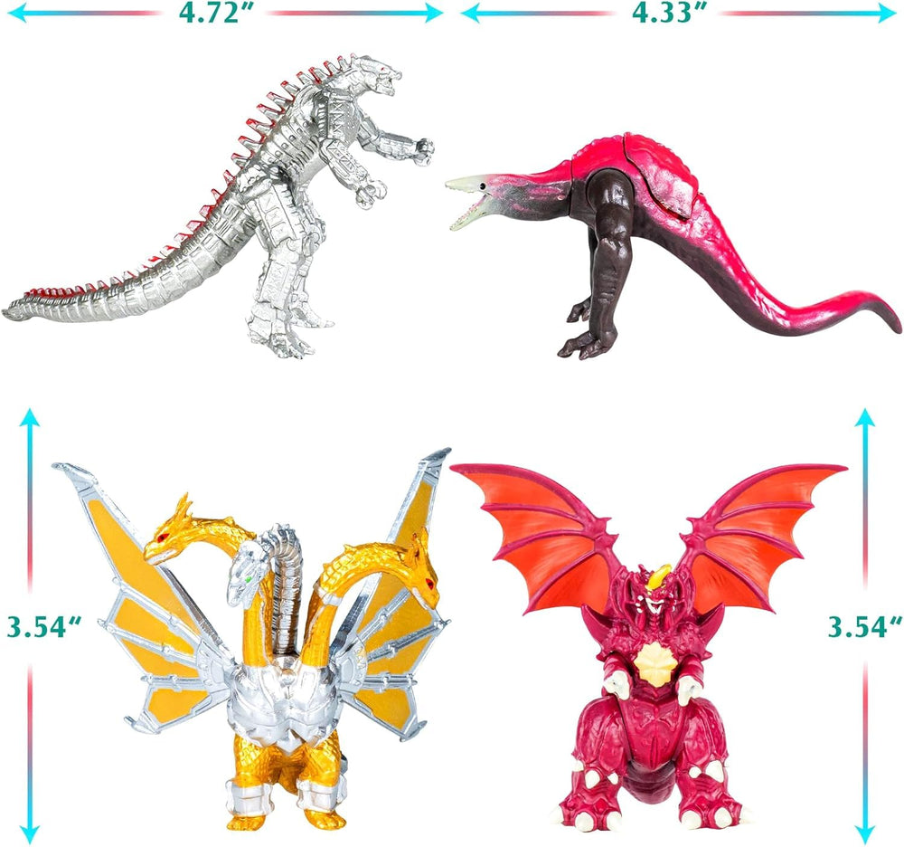 MUKSSE 4-inch action figures for dynamic monster battles.
