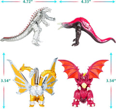 MUKSSE 4-inch action figures for dynamic monster battles.
