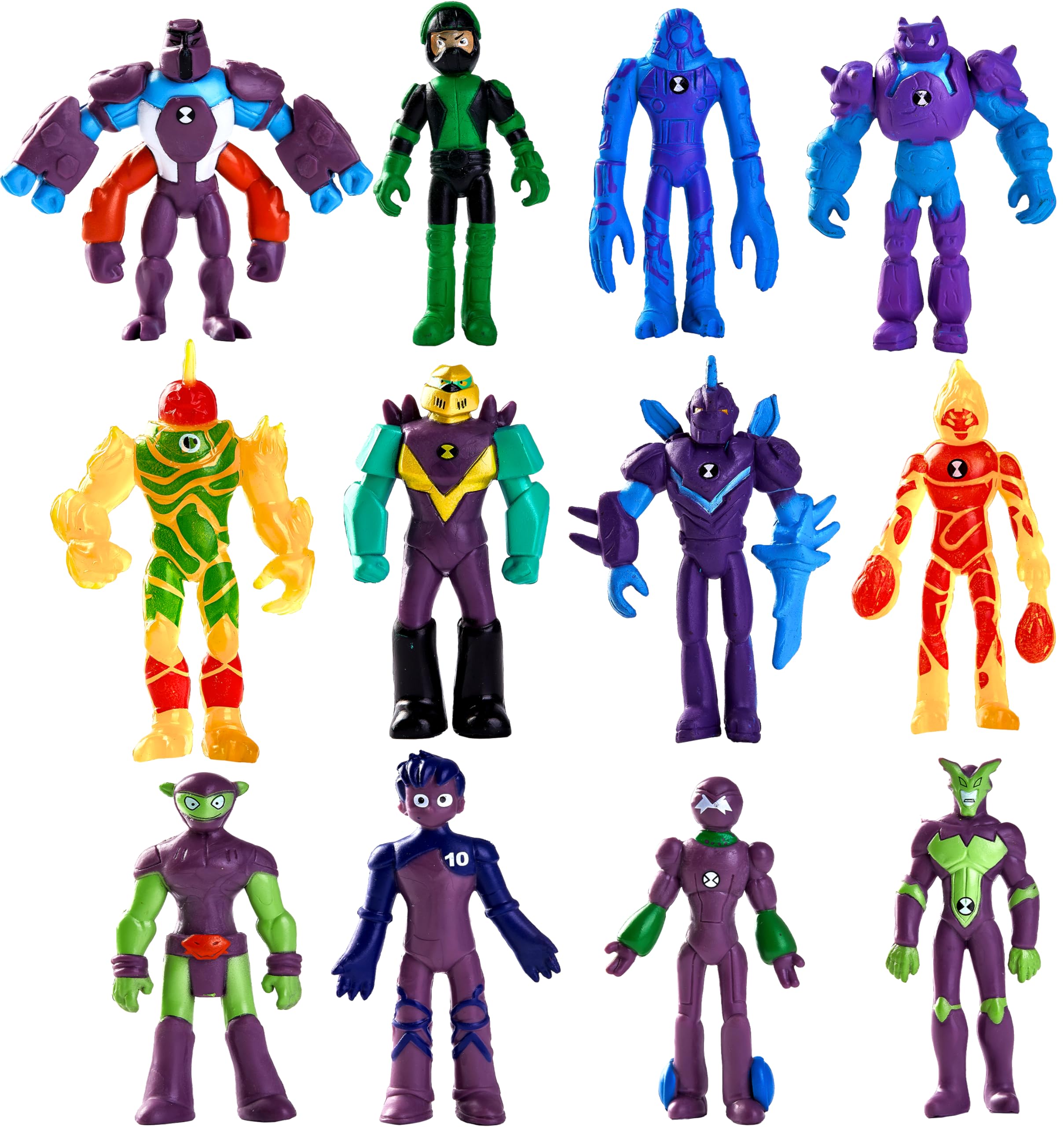 MUKSSE Omnitrix set figures displayed for collectors and gifts