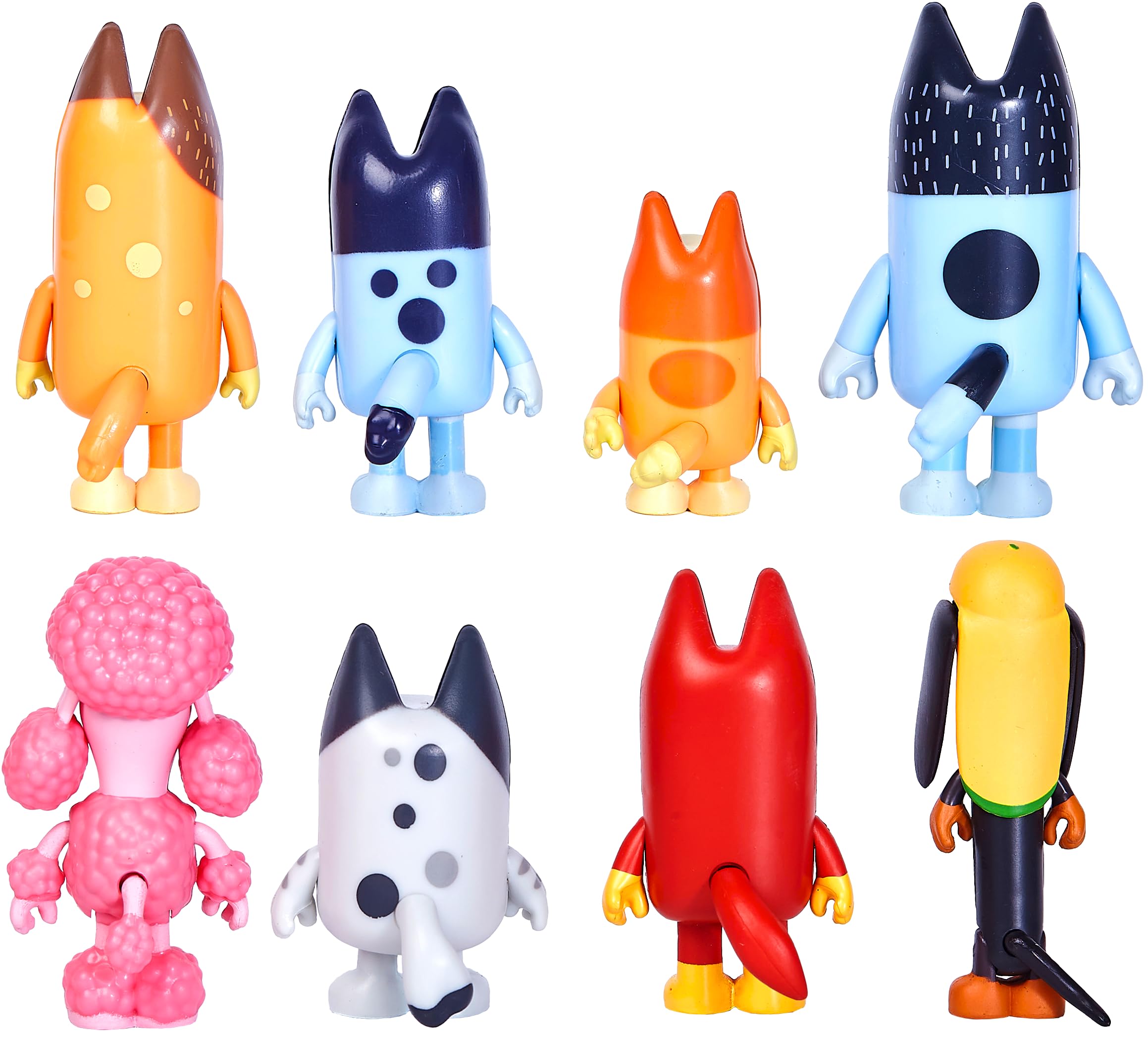 MUKSSE Wolfs figurines set for family storytelling and pretend play