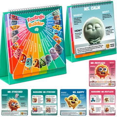 Multi-Memo Emotion Flipbook cover with colorful characters to spark emotional curiosity