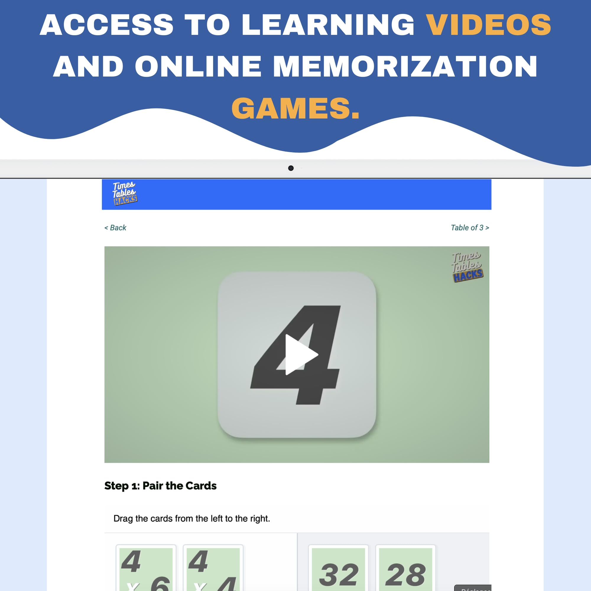 Multi-Memo ideal for homeschooling and classroom activities.