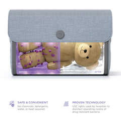 Munchkin 59S UV Bag usage options show versatile cleaning of various items