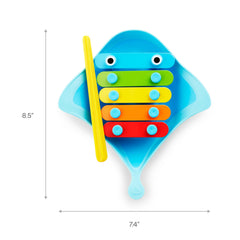 Munchkin Bath Beats tub toy trio inspires creative bath play