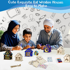 MUOUAKATE pompoms add playful texture for Ramadan crafts.