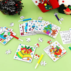 MUOUAKATE reindeer puzzle design promotes collaborative creativity during winter crafts