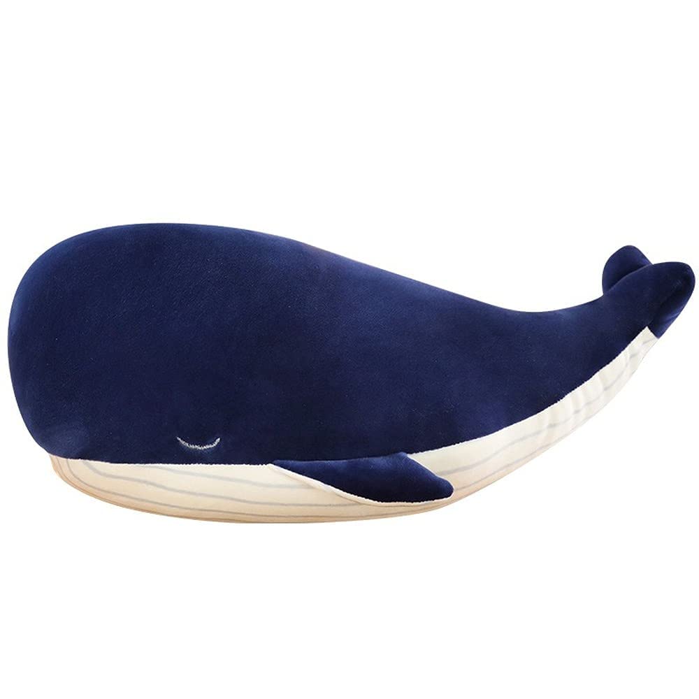 MUPI Whale plush pillow blue 10-inch close-up, cozy comfort for kids