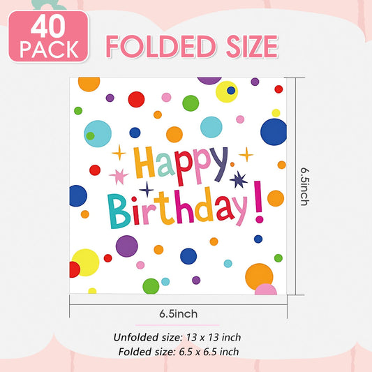 Muplaya napkins with confetti stars brighten the birthday party table decor