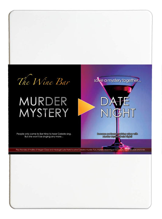 Murder Mystery Date Night: The Wine Bar 2-Player cover art for a suspenseful date night
