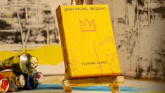 Murphy's Magic Basquiat playing cards box art with official Basquiat imagery and premium presentation