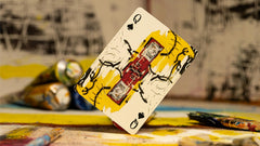 Murphy's Magic Basquiat playing cards face artwork brings bold Basquiat sketches to life on every suit