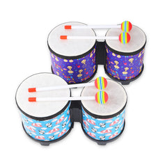 Musfunny Bongo drum on floor is easy to reach for playful rhythm practice.