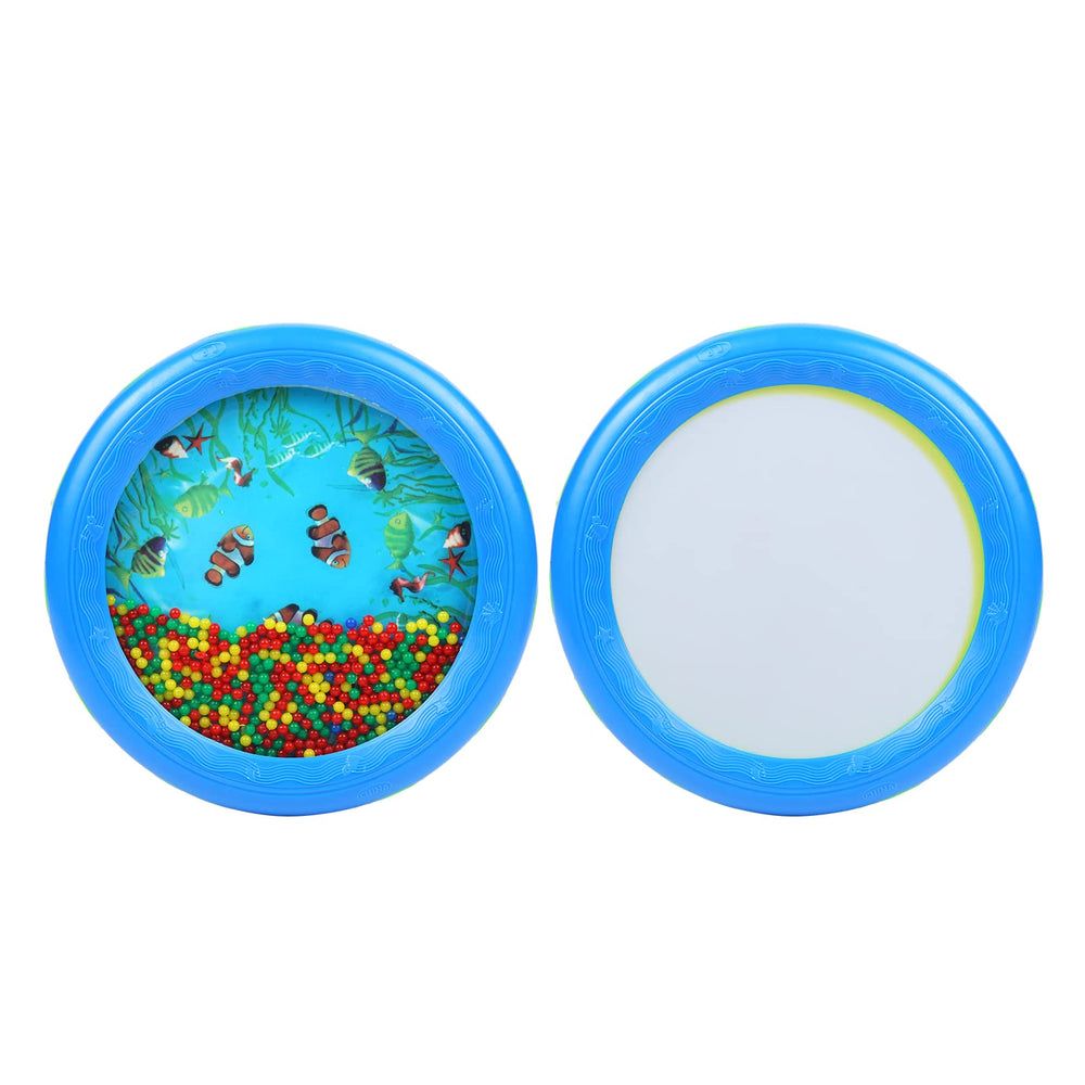 Musfunny Ocean Drum blue child-hands-play emphasizes fine motor exploration and color learning