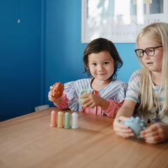 Mushie Dino Bath Toy is top-rack dishwasher safe for quick cleanup