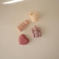 Mushie Princess castle bath toy ideal for imaginative toddler storytelling