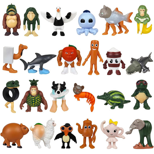 Mushplushies Brainrot collection desktop figure for playful desk vibes