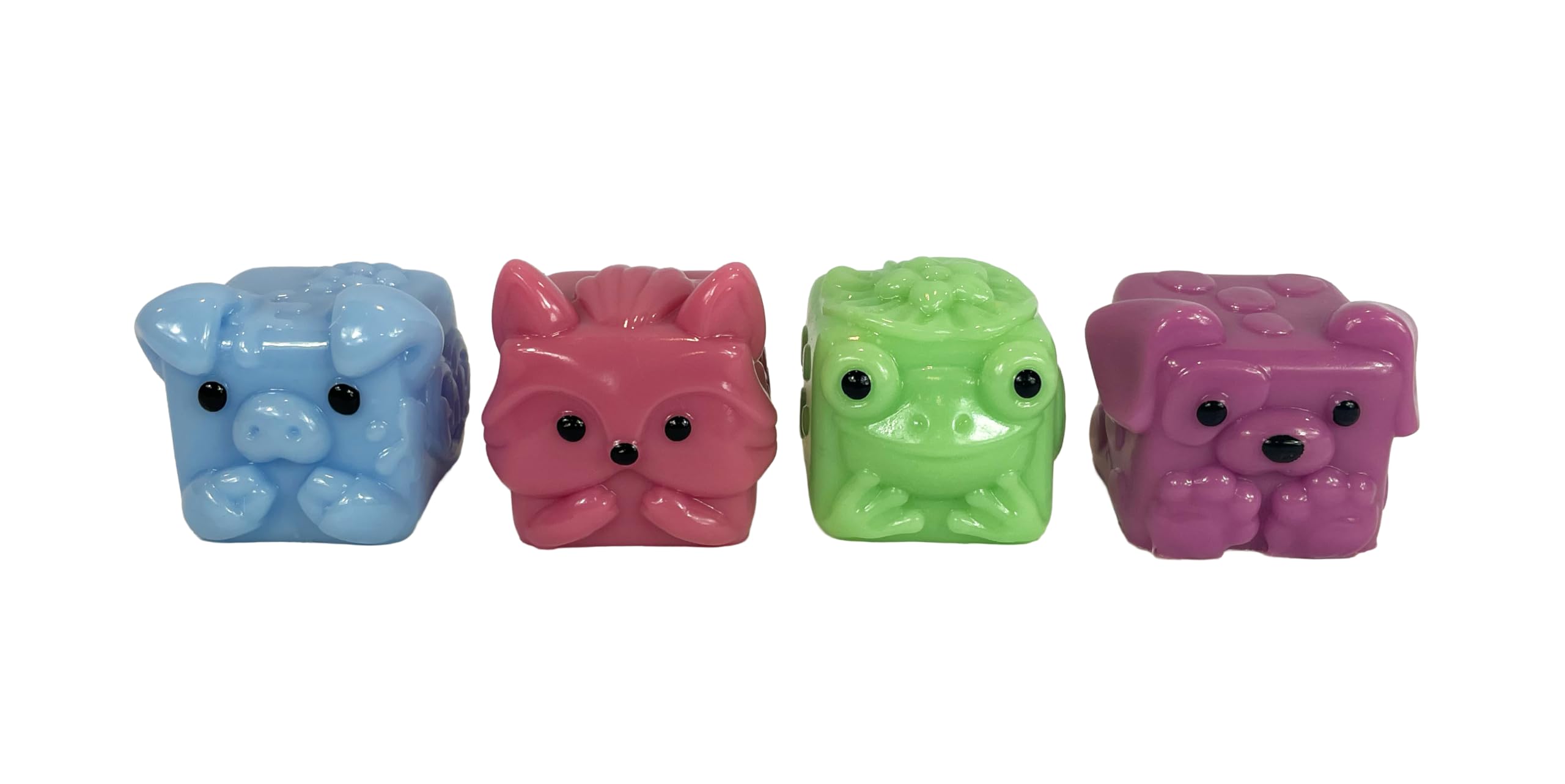 MushyKinz Stackable MushyKinz crew on display demonstrates playful organization and conversation starters.