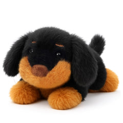 Mushymallow dachshund plush face shows ultra-soft texture for cozy hugs