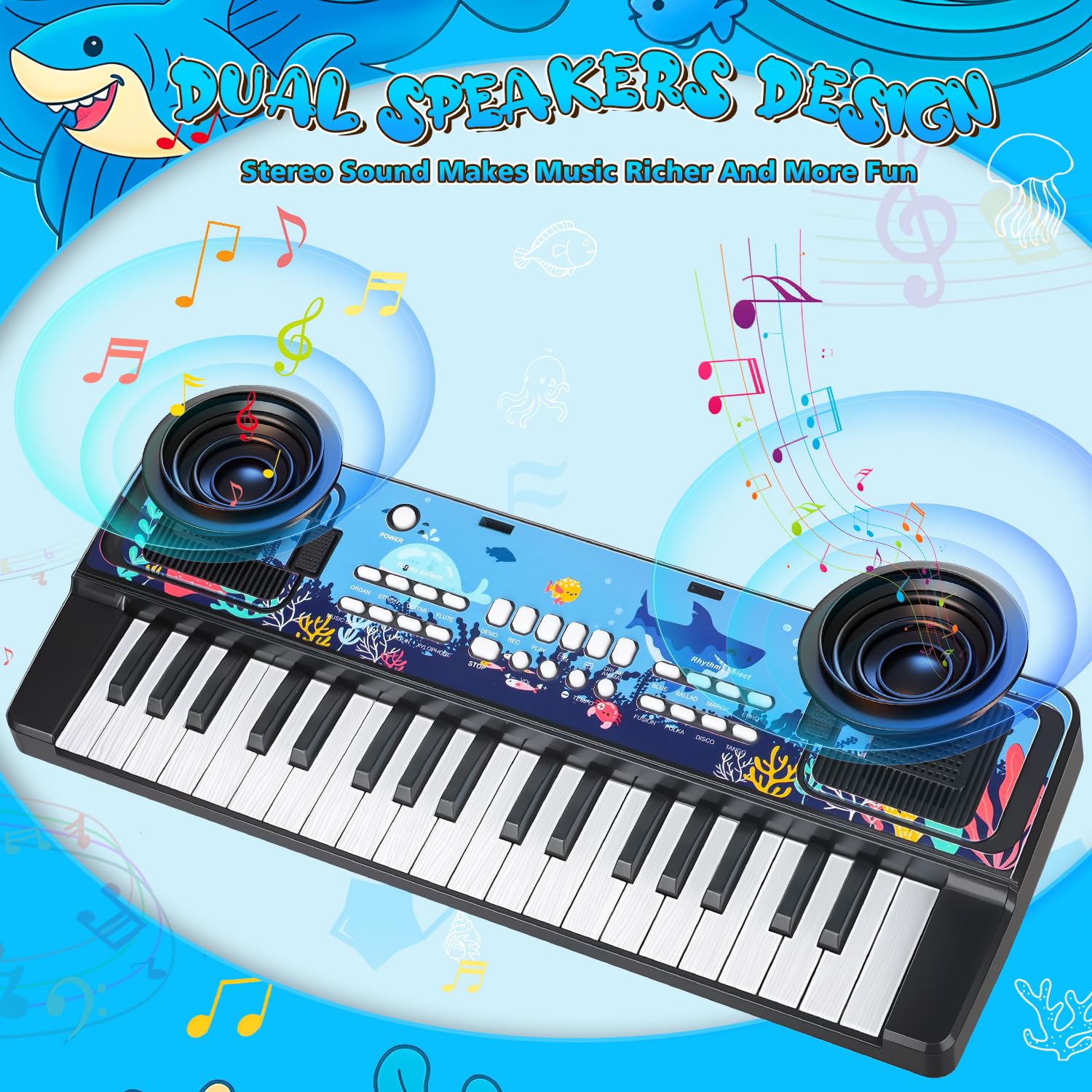 MusicForset 37-key chord play supports hands-on creativity.