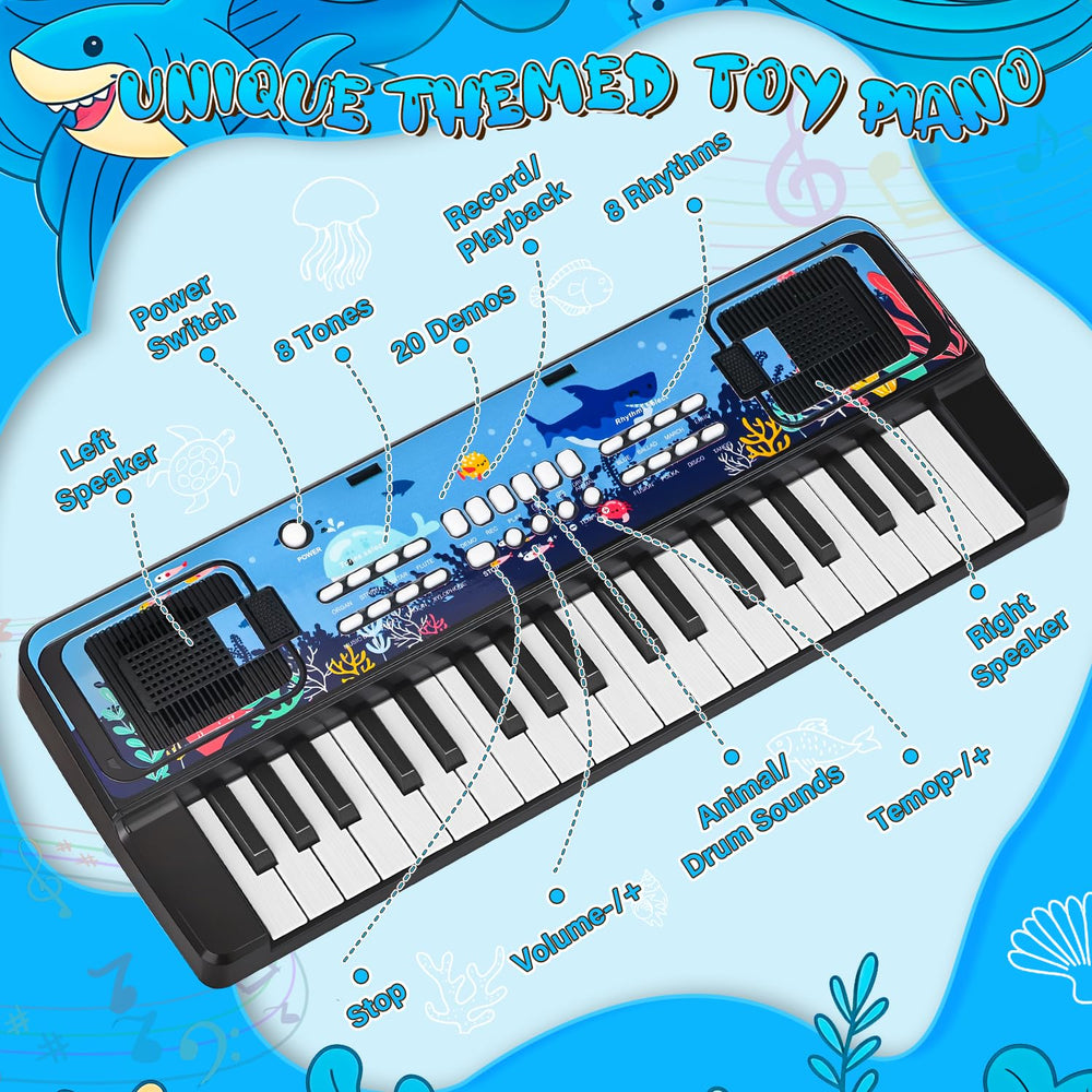 MusicForset compact travel size piano fits backpacks for adventures.