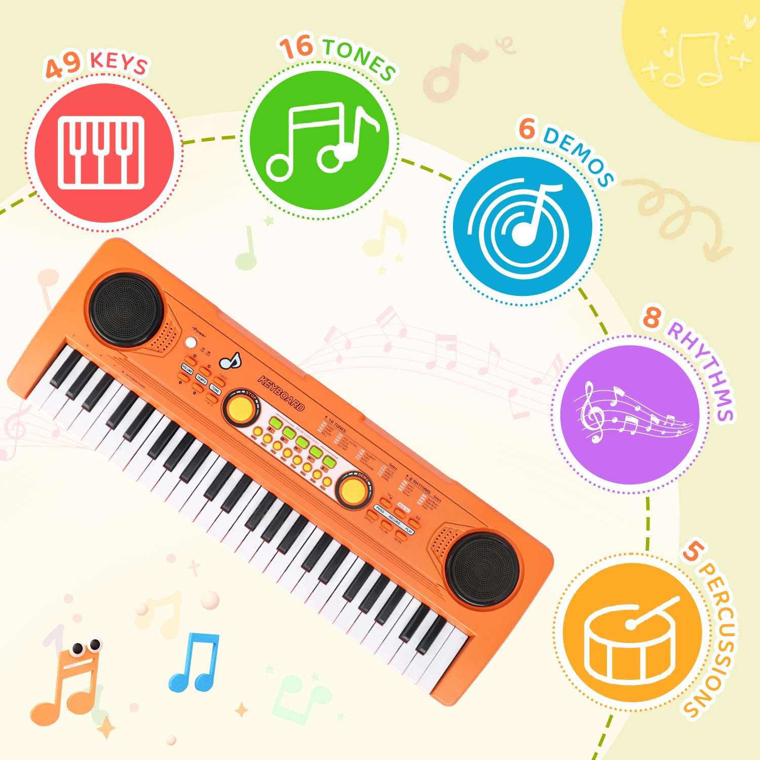 MusicForset ages 3–7 learning toy for creative play