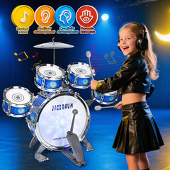 MusicForset rhythm play supports creativity during pretend drum sessions.