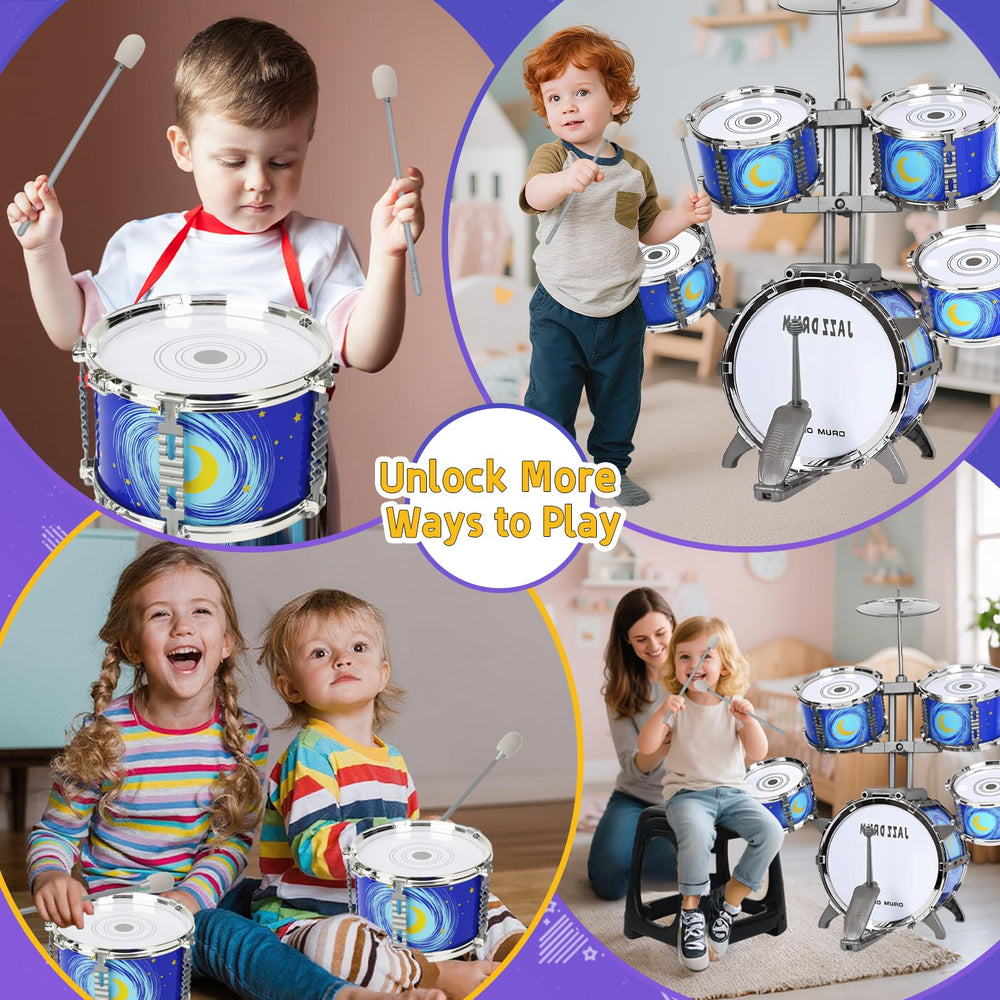 MusicForset stable non-slip stool design keeps little players balanced during songs