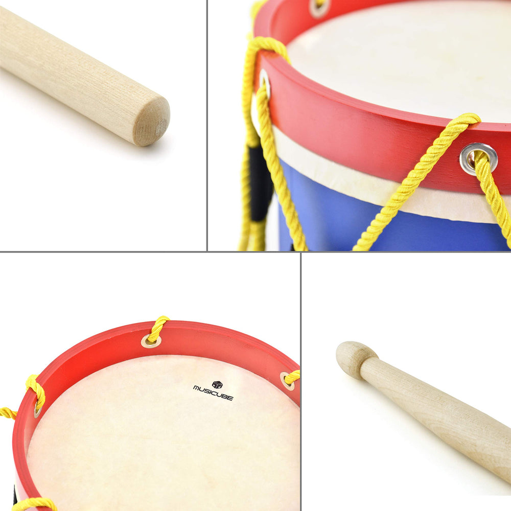 MUSICUBE Wooden drum sticks designed for safe beginner percussion.