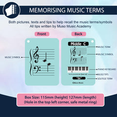 MUSO Flash Cards colour coded design for visual learning and progress