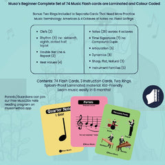 MUSO flash cards with splash-proof matte finish for durability