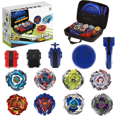MUSTYBELT Battling Tops set with eight tops for engaging, skill-building play.