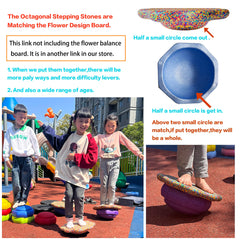 Mutasui lightweight stones with non-slip texture for safe, durable play.