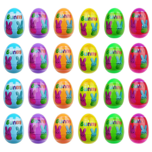 Muyiz slow rising bunny toys inside eggs for tactile play