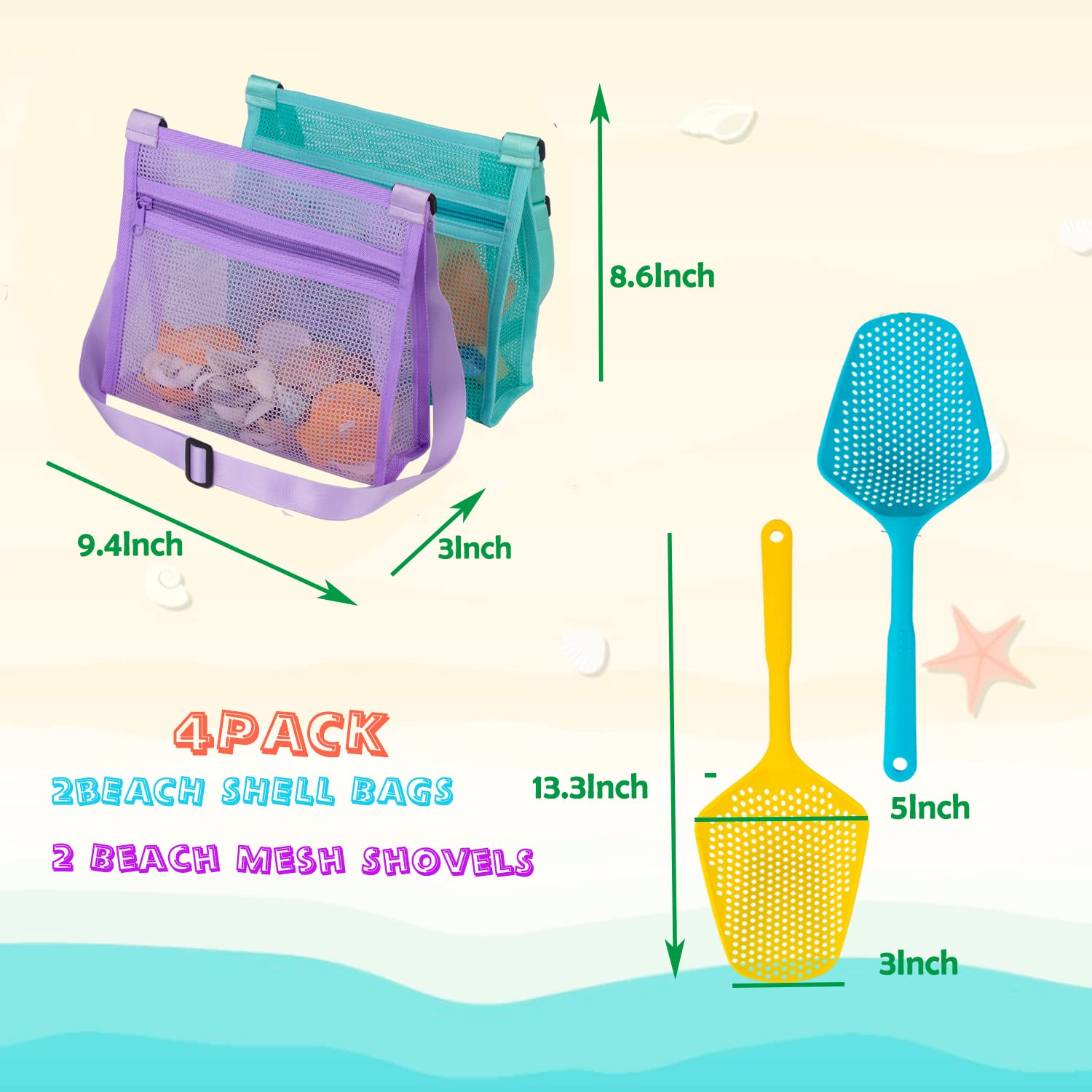MUYIZI beach toy gift for kids, making beach day more fun and organized.