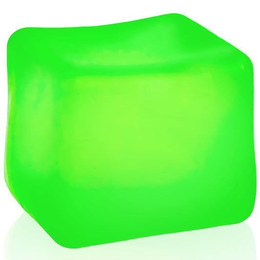 MUYMUT Sensory Stress Cube gel core held in hand for calming tactile relief.
