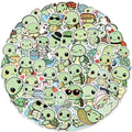 MUZIWAN 50Pcs animal stickers tortoise design on water bottle for kids