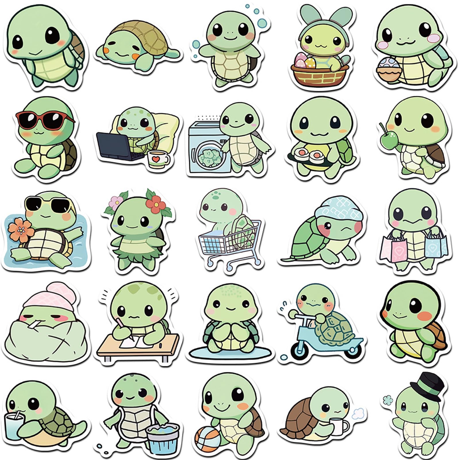 MUZIWAN durable waterproof stickers great for school or party decor
