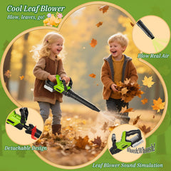 MUZREES 3-in-1 chainsaw toy with buzzing sound for energetic pretend tasks.