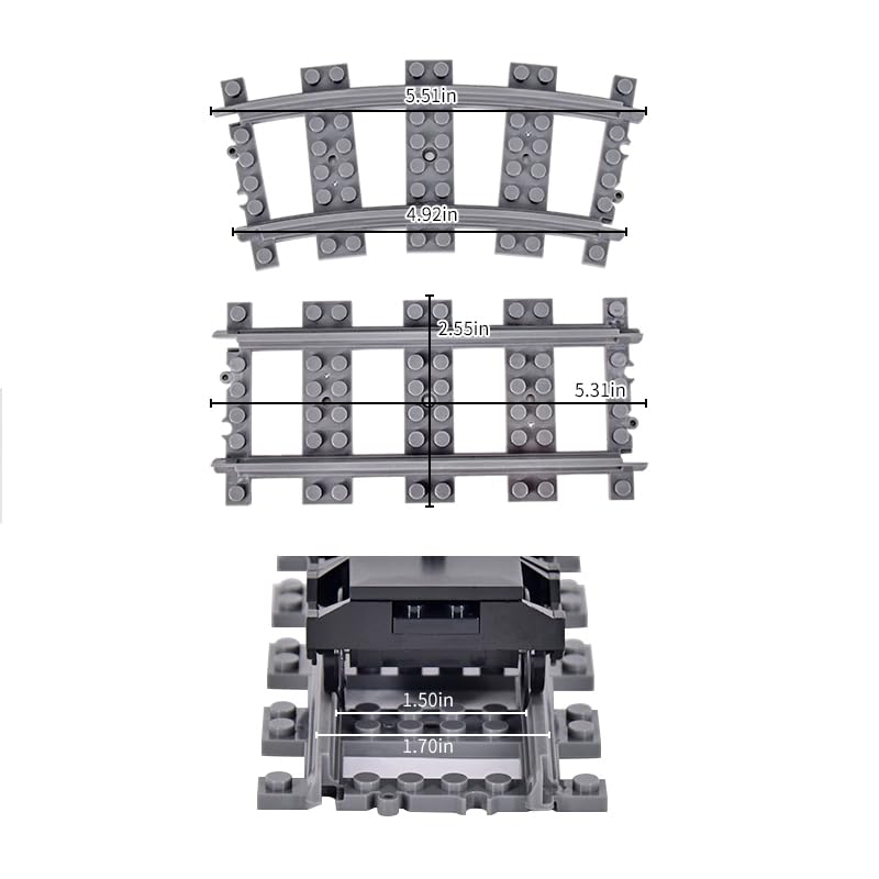 MXIZYDAOY ABS material ensures durable, safe rail-building for ongoing play.