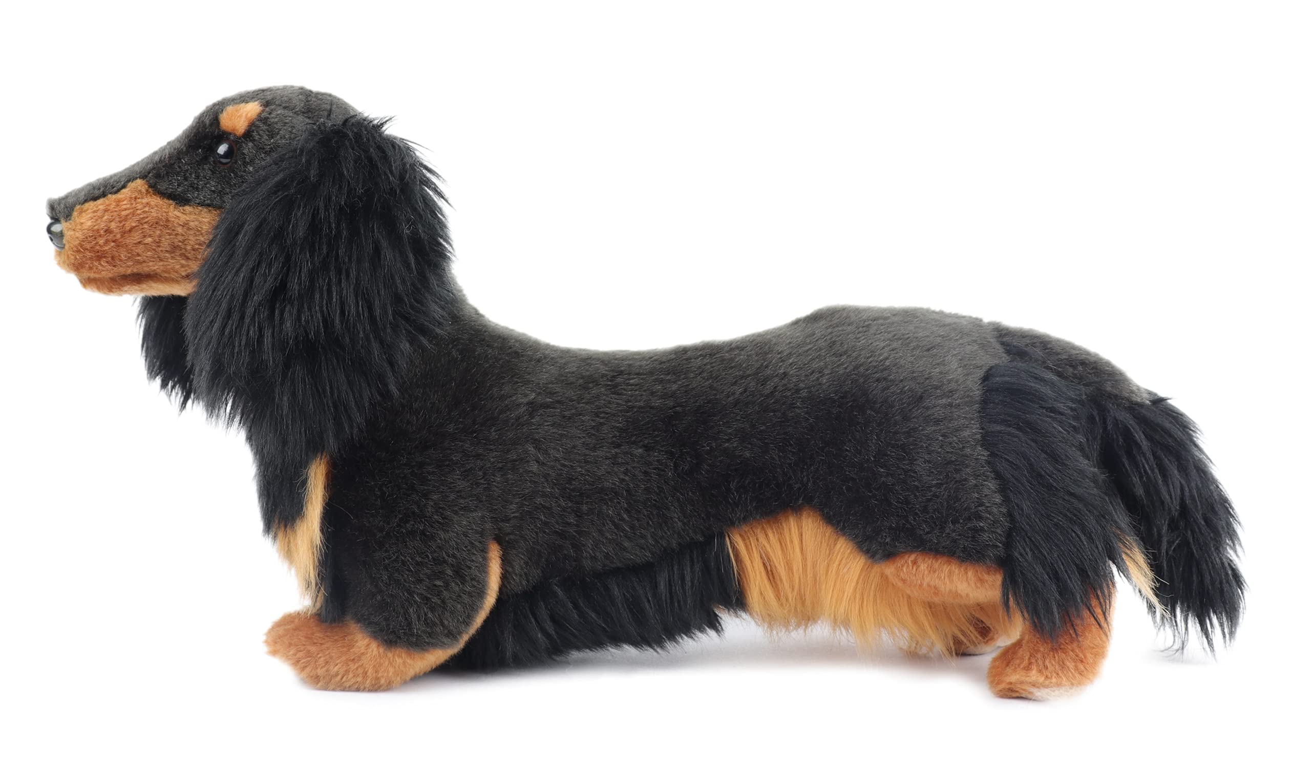MY DOG Mini Dachshund Longhair arrives with a dust bag for easy storage and travel.